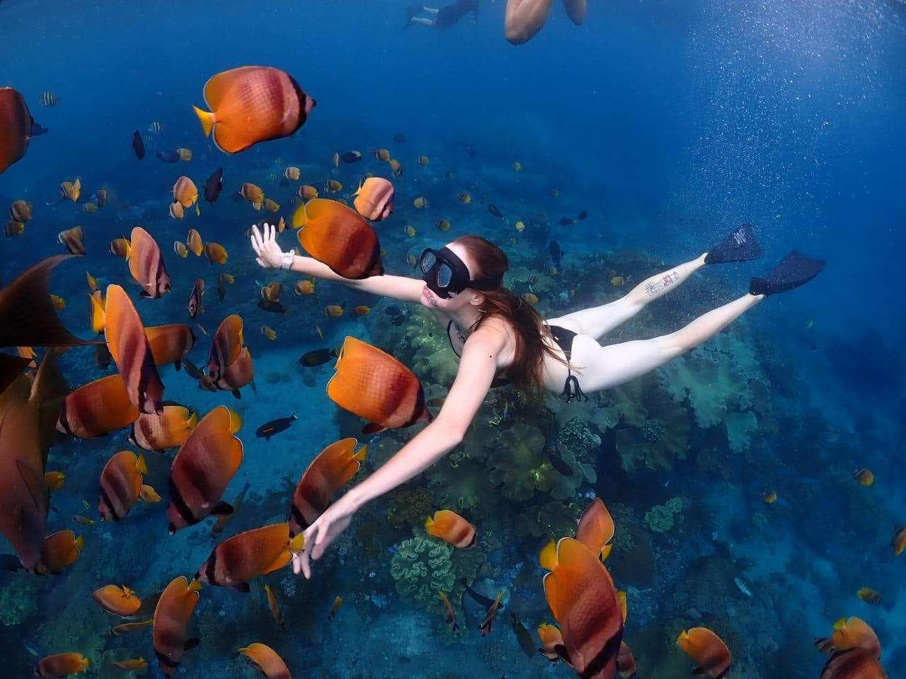 Snorkeling in clear water and Nusa Penida coastal cliffs in one combined trip — photo 4